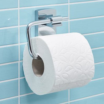 Suporte Papel Higiénico Autoadesivo Cromado Tesa Klaam