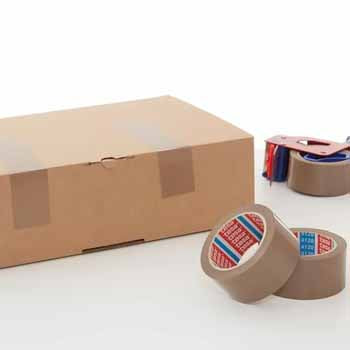 Fita Adesiva 38mmx66m Castanha PVC Tesa 4120 1un