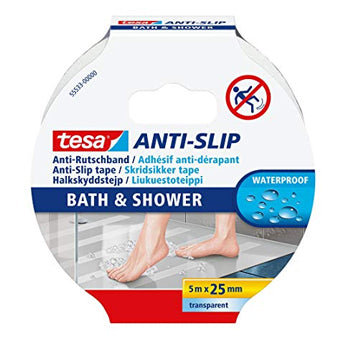 Fita Adesiva Antiderrapante 25mmx5m Tesa Banho Transparente