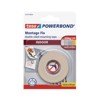 Fita Adesiva Dupla Face 19mmx1,5m Powerbond Interior Tesa