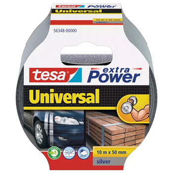 Fita Adesiva Tecido 50mmx10m Extra Power Tesa Cinza