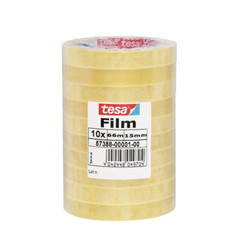 Fita Adesiva 15mmx66m Transparente Tesa 10 Rolos