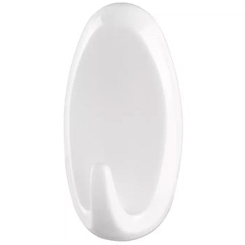 Gancho Oval Tesa Powerstrips + 4 Tiras Large Branco 2un