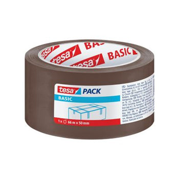 Fita Adesiva 50mmx66m Castanha PP Tesa Basic 1un