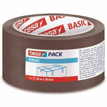 Fita Adesiva 50mmx66m Castanha PP Tesa Basic 1un