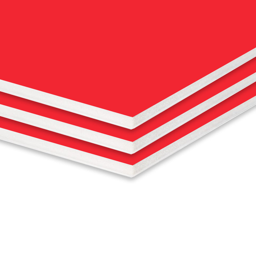 Placa K-Line 50x70cm 5mm Vermelho 40un