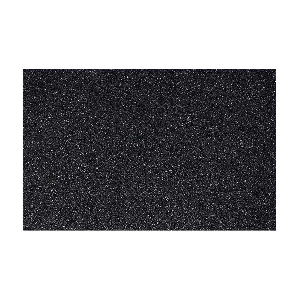 Placa de Cor Musgami Preto Glitter 50x70cm 1un