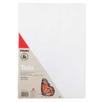 Tela 30x40cm Moldura Madeira 100% Algodão 1un