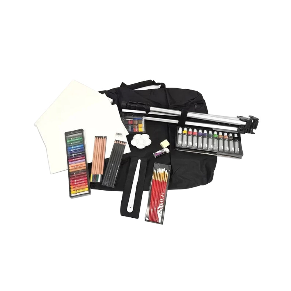Conjunto Pinturas Complete Art Easel Studio Set 115un