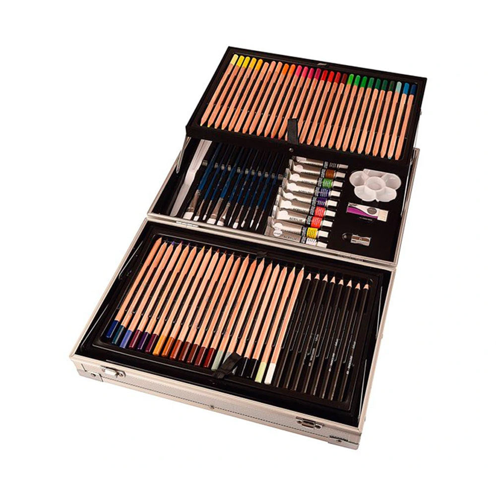 Conjunto Pinturas Art Essentials Cx Metal 122un