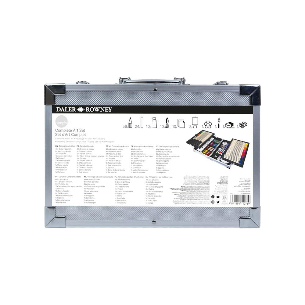 Conjunto Pinturas Art Essentials Cx Metal 122un