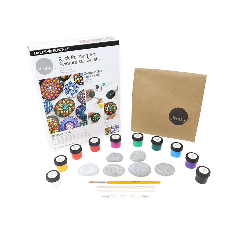 Conjunto Simply Set Creativo Rock Painting Art