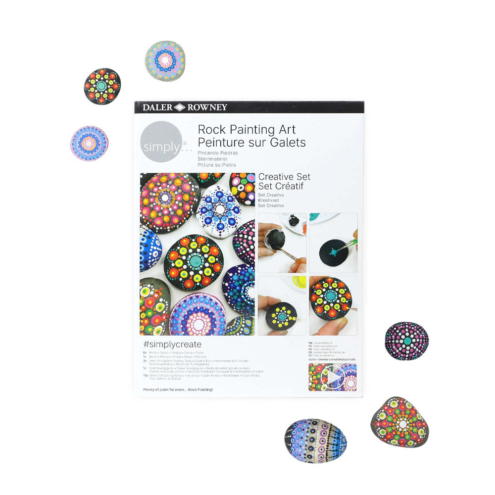 Conjunto Simply Set Creativo Rock Painting Art