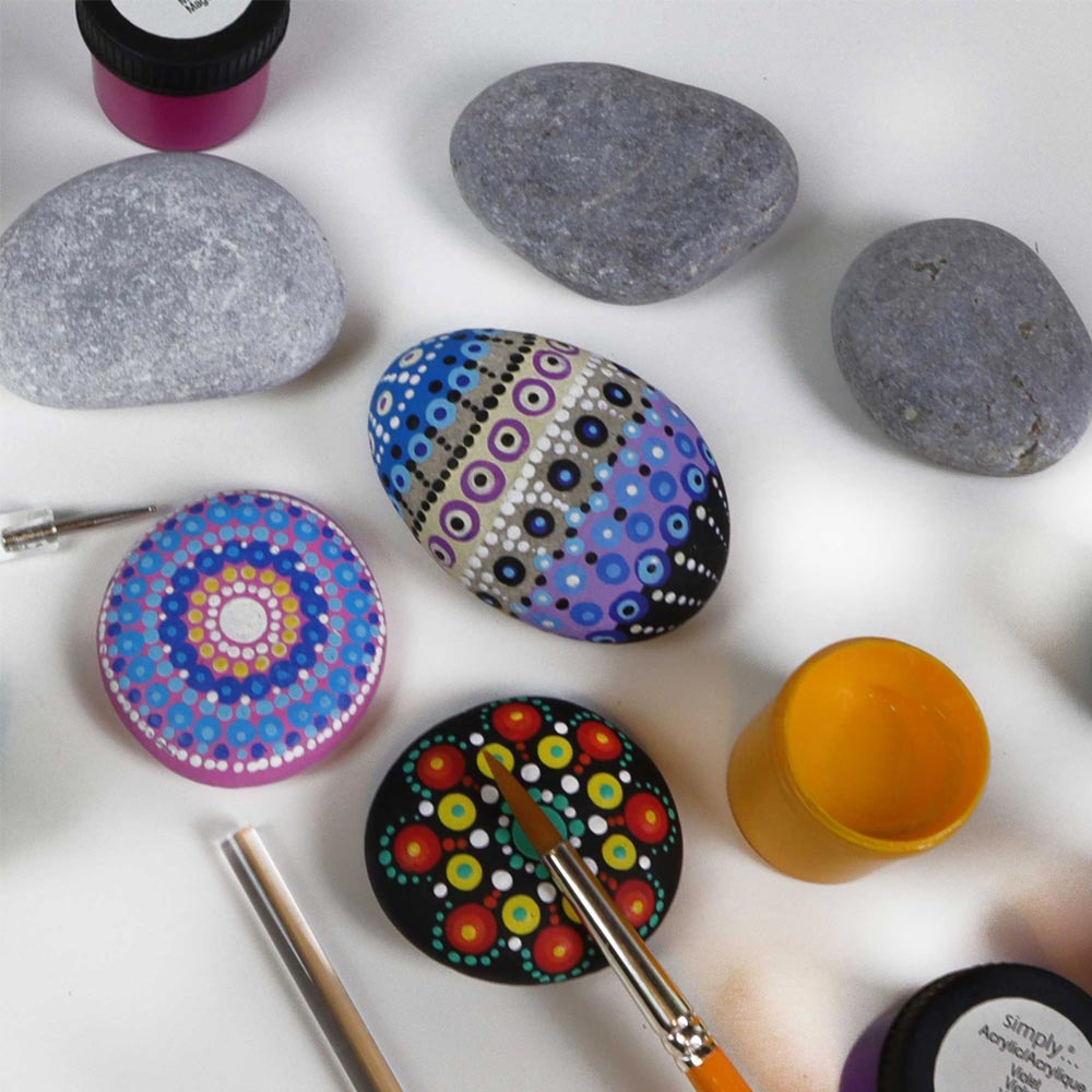 Conjunto Simply Set Creativo Rock Painting Art