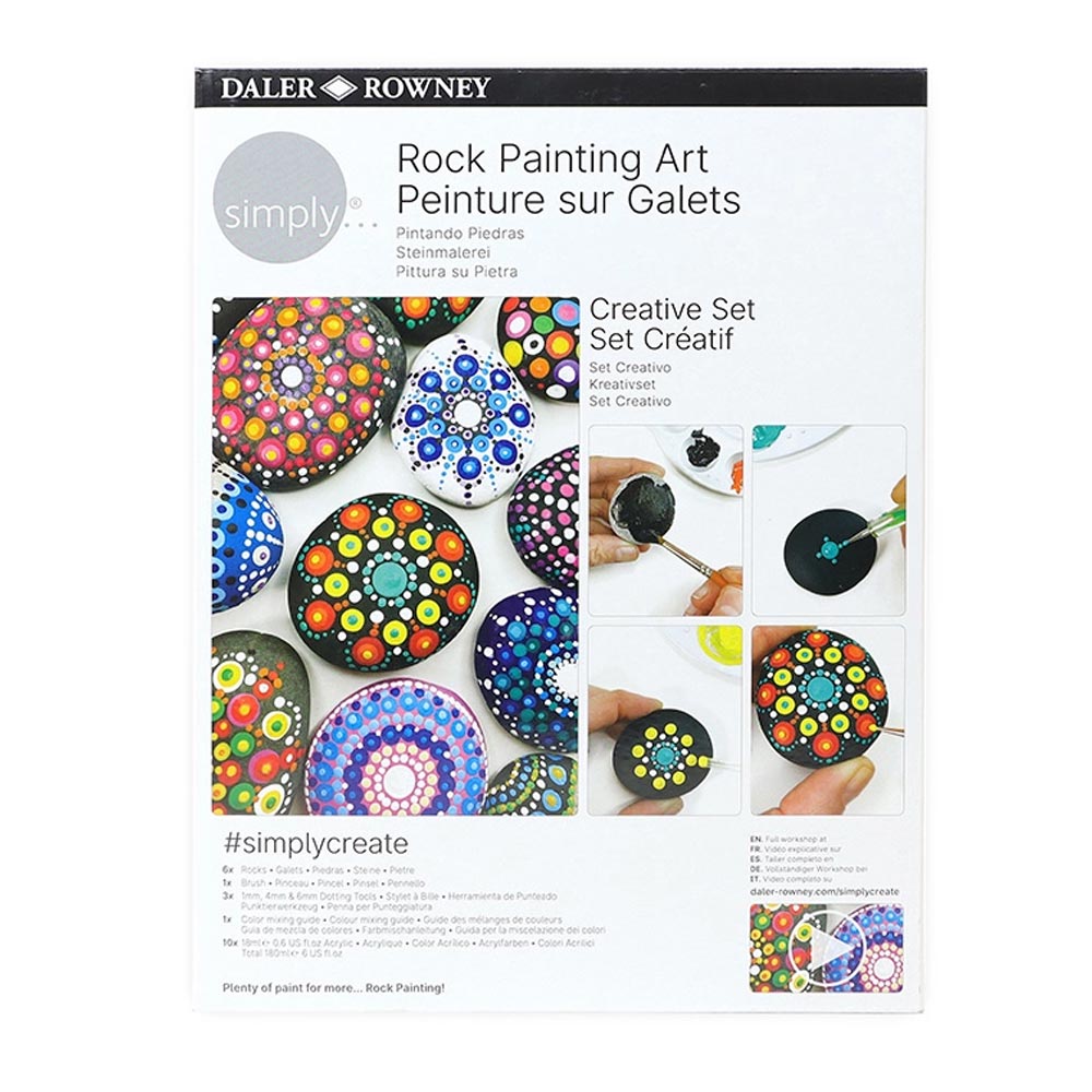 Conjunto Simply Set Creativo Rock Painting Art