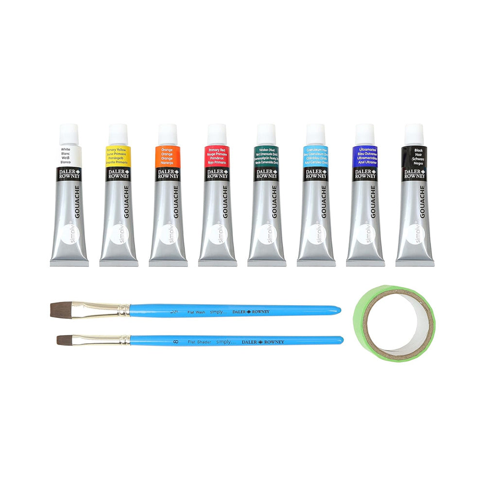Conjunto Simply Set Creativo Masking Tape Art