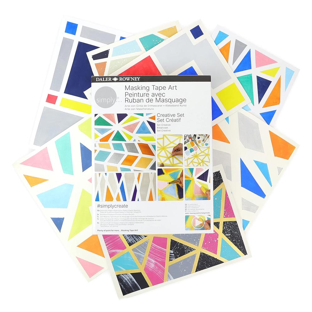 Conjunto Simply Set Creativo Masking Tape Art