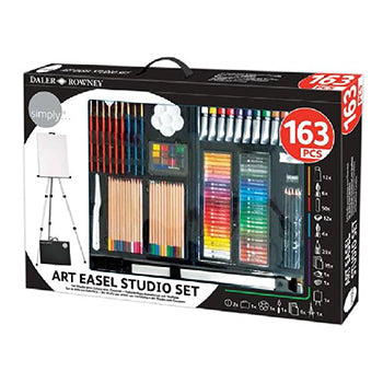 Conjunto Pinturas Complete Art Easel Studio Set 163un