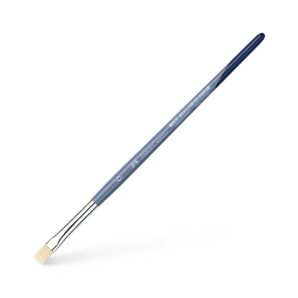 Pincel Guache Aguarela Espatulado Nº6 Faber Castell 1un