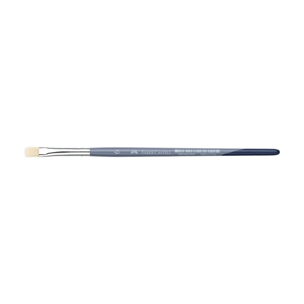 Pincel Guache Aguarela Espatulado Nº6 Faber Castell 1un