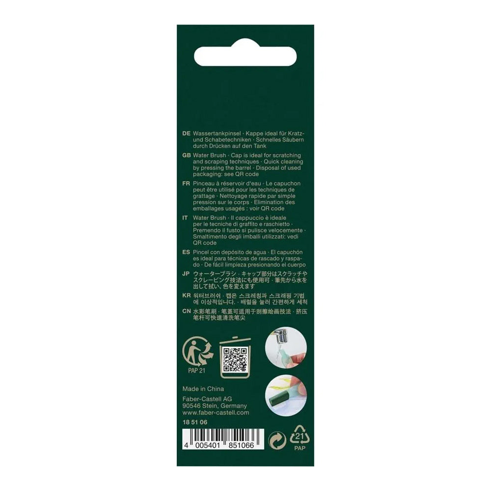 Pincel Faber Castel com Depósito de Água A&G Big Brush