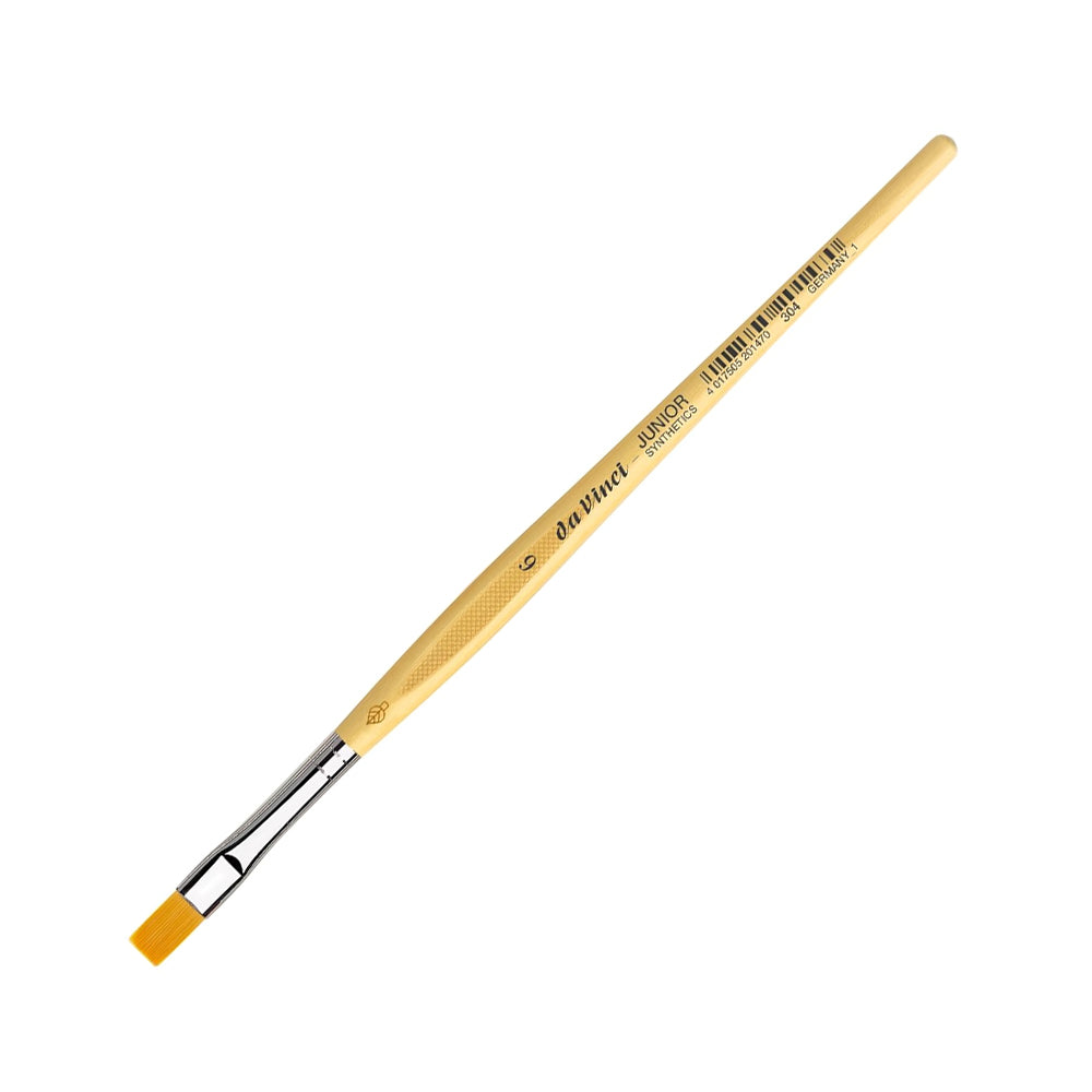 Pincel Hobby Escolar Espatulado Nº6 304 Junior Da Vinci 1un