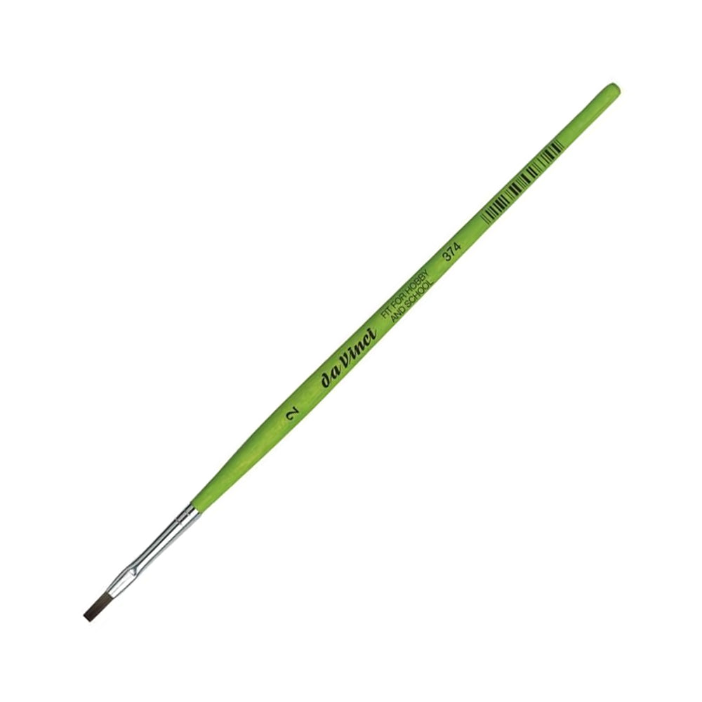 Pincel Hobby Escolar Espatulado Nº2 374 Fit Da Vinci 1un
