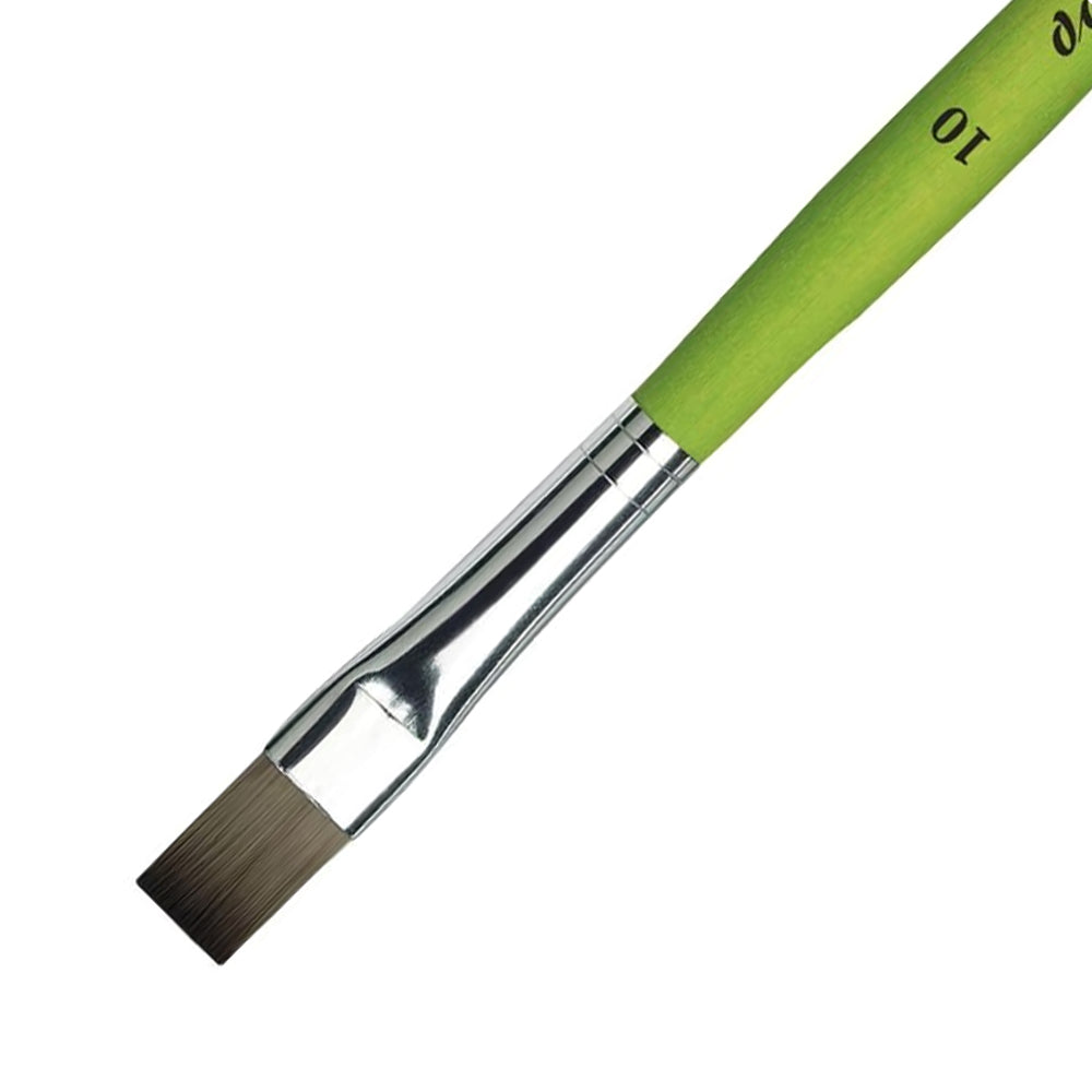 Pincel Hobby Escolar Espatulado Nº10 374 Fit Da Vinci 1un