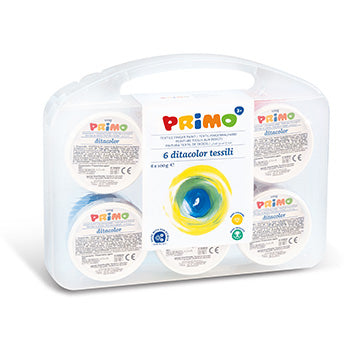 Guache Pintura Dedos 100mlx06 Primo Têxtil 6 Cores