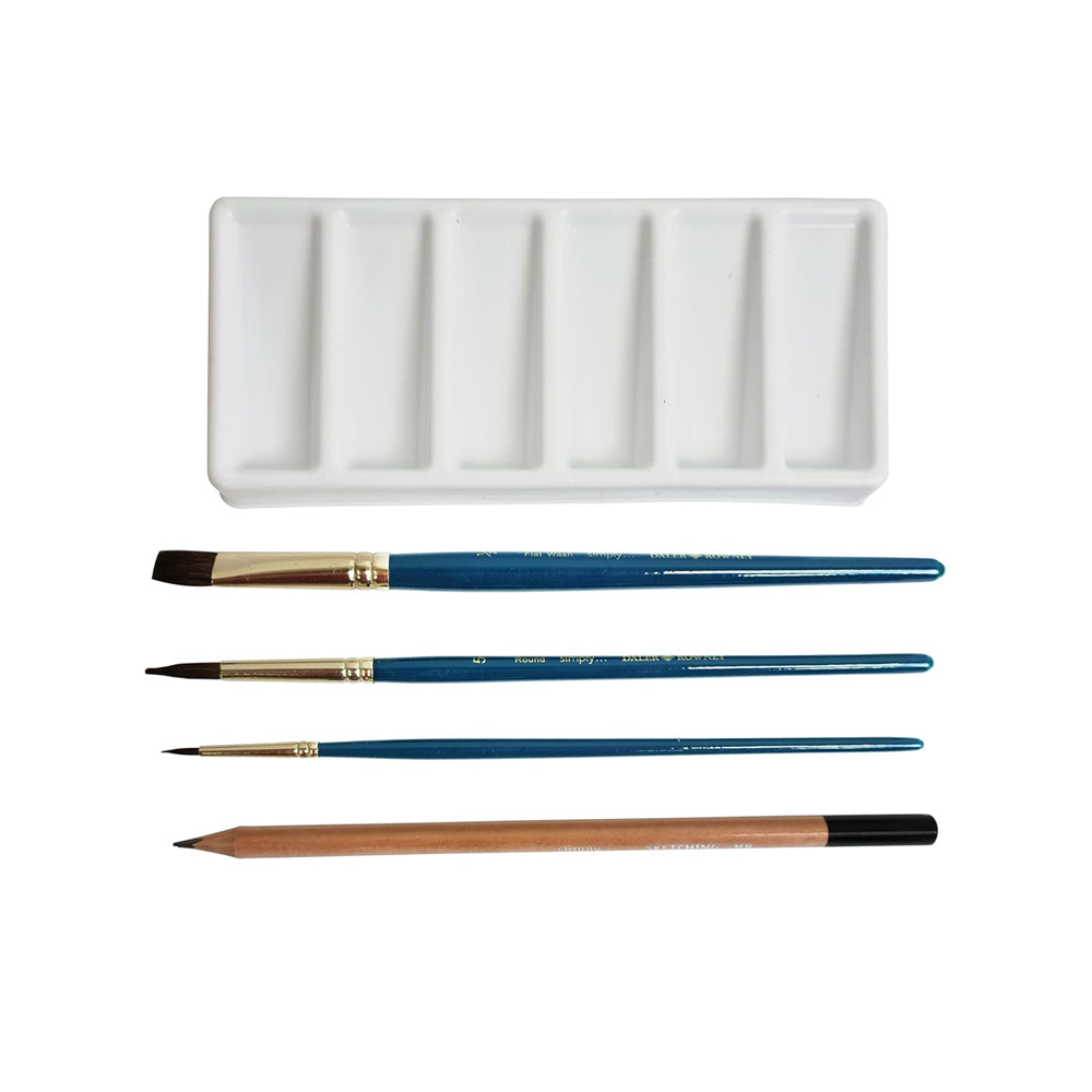 Conjunto Pinturas Simply Set Aguarela 25 Peças