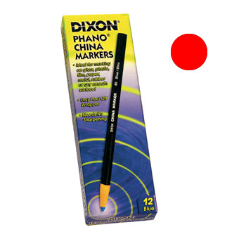 Lápis Dermatográfico Dixon Marker Vermelho Cx 12un