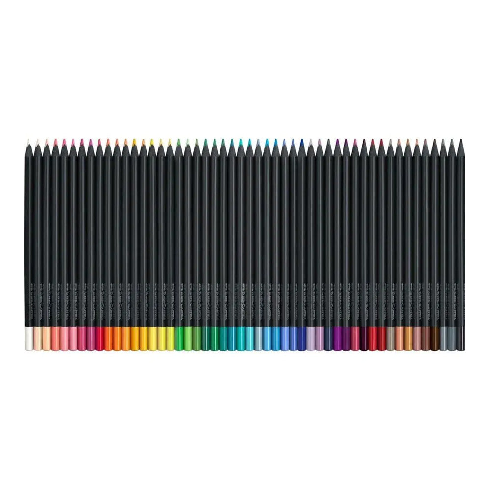 Lápis Cor 50un Cx Cartão Faber-Castell Black Edition 18cm