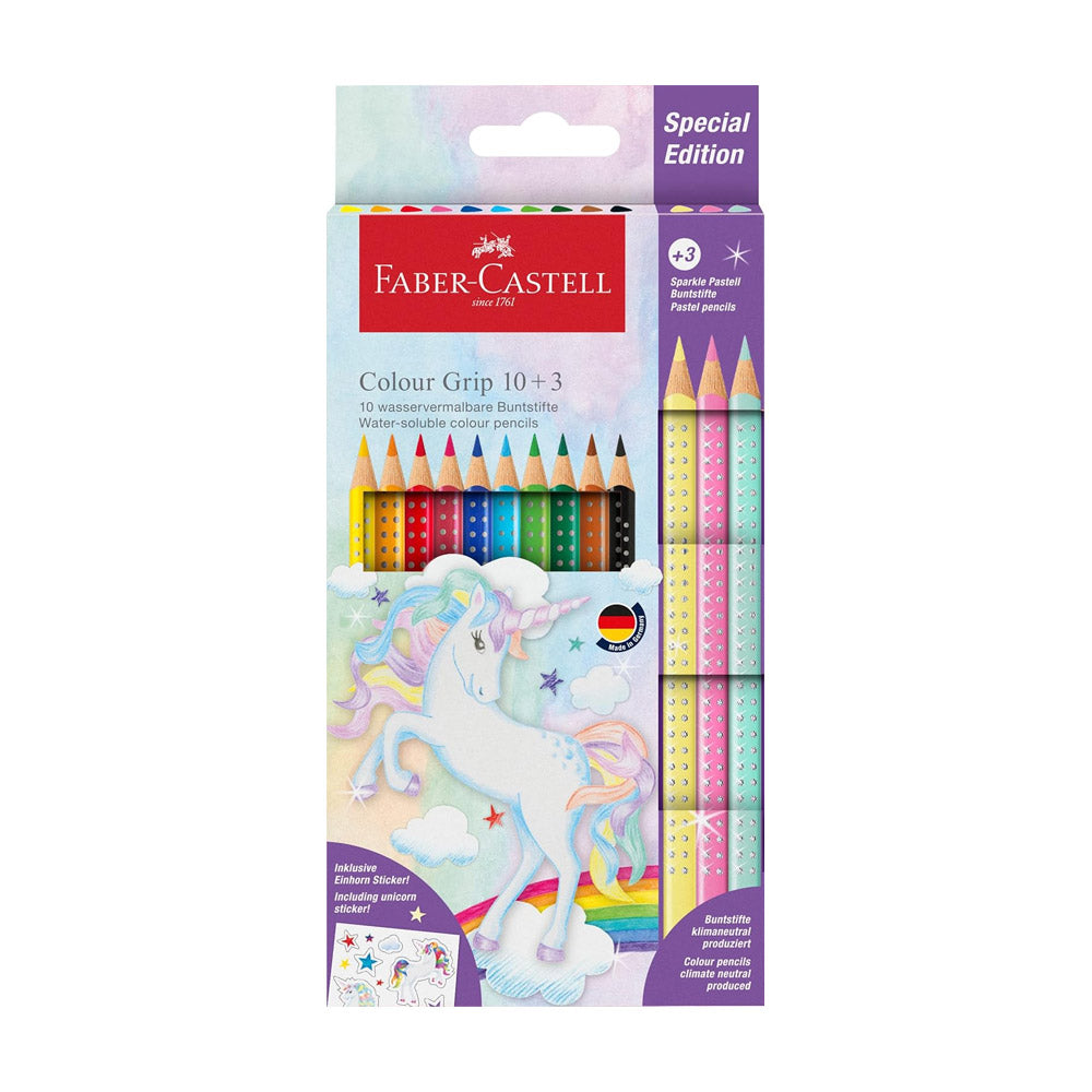 Lápis Cor 13un (10+3) Faber-Castell Grip Special Edition 18c