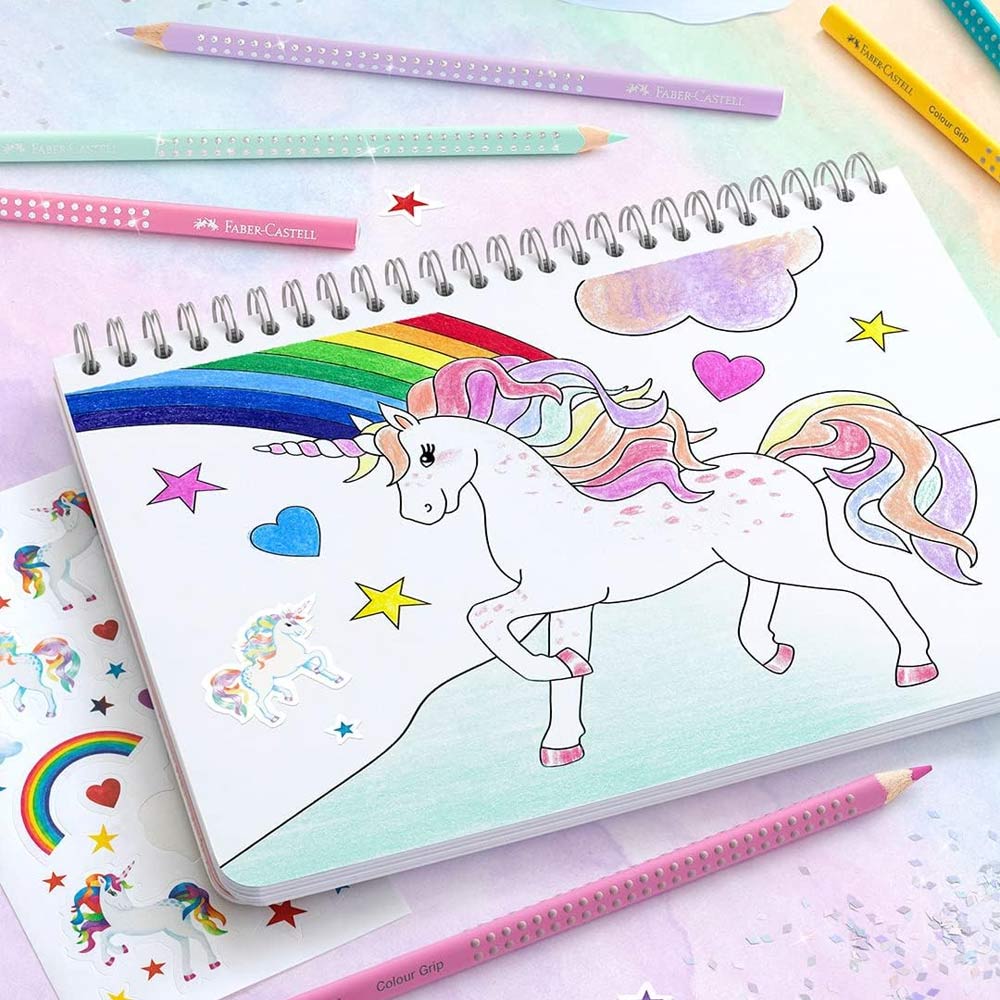 Lapis Cor 24un (18+6) Faber-Castell Grip SpecialEdition 18cm