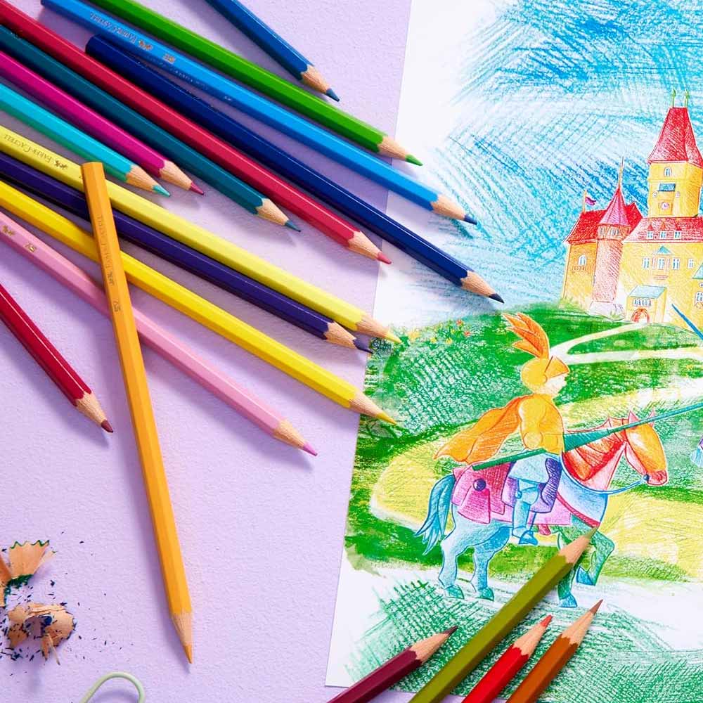 Lápis Cor 60un Cx Cartão Faber-Castell Arte Terapia 18cm