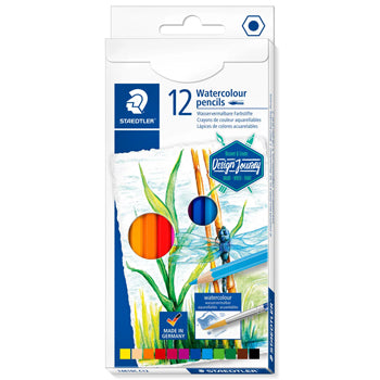 Lápis Cor Aguarelável 12un Cx Metal STAEDTLER 14610C M12