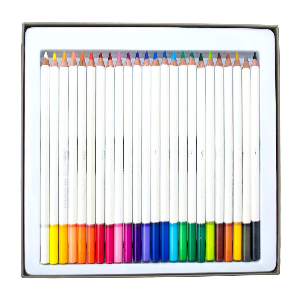 Lápis Cor 24un Cx Metal Dong-A Fable 18cm
