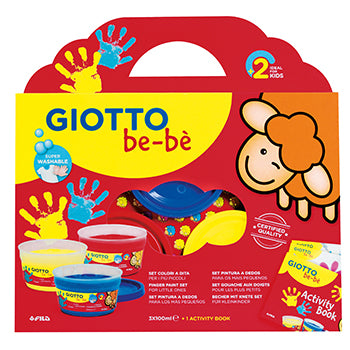 Guache Pintura Dedos 150mlx04+ Álbum Giotto Be-Be