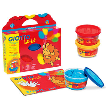Guache Pintura Dedos 150mlx04+ Álbum Giotto Be-Be