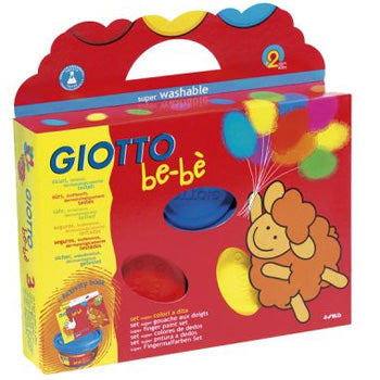 Guache Pintura Dedos 150mlx04+ Álbum Giotto Be-Be