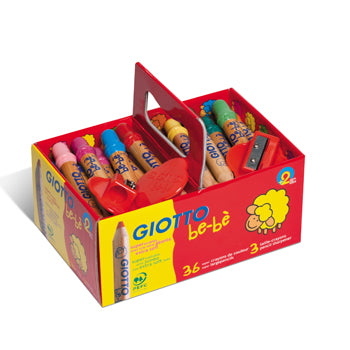 Lápis Cor 36un + 3 Afia Lápis Schoolpack Giotto Be-Be