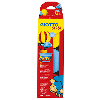 Pasta Modelar 3 Cores Amarelo/Azul/Vermelho Be-Be 3x100g