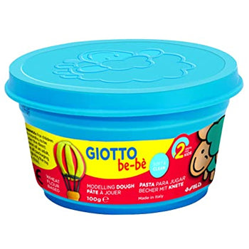 Pasta Modelar 3 Cores Amarelo/Azul/Vermelho Be-Be 3x100g