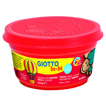 Pasta Modelar 3 Cores Amarelo/Azul/Vermelho Be-Be 3x100g