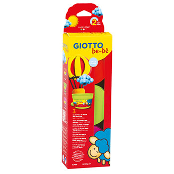 Pasta Modelar 3 Cores Laranja/Magenta/Verde Be-Be 3x100g