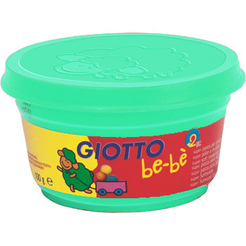 Pasta Modelar 3 Cores Laranja/Magenta/Verde Be-Be 3x100g