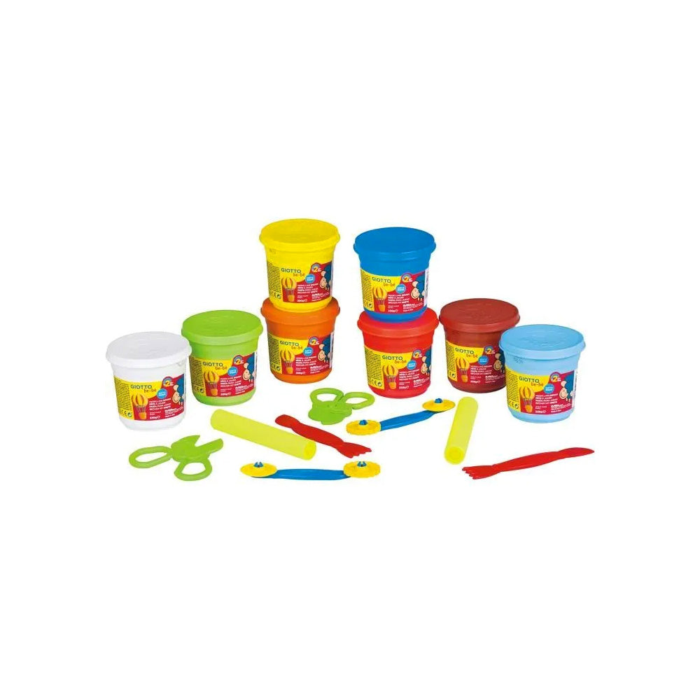 Conjunto Pasta Modelar Giotto Be-Be Schoolpack 8+ 8