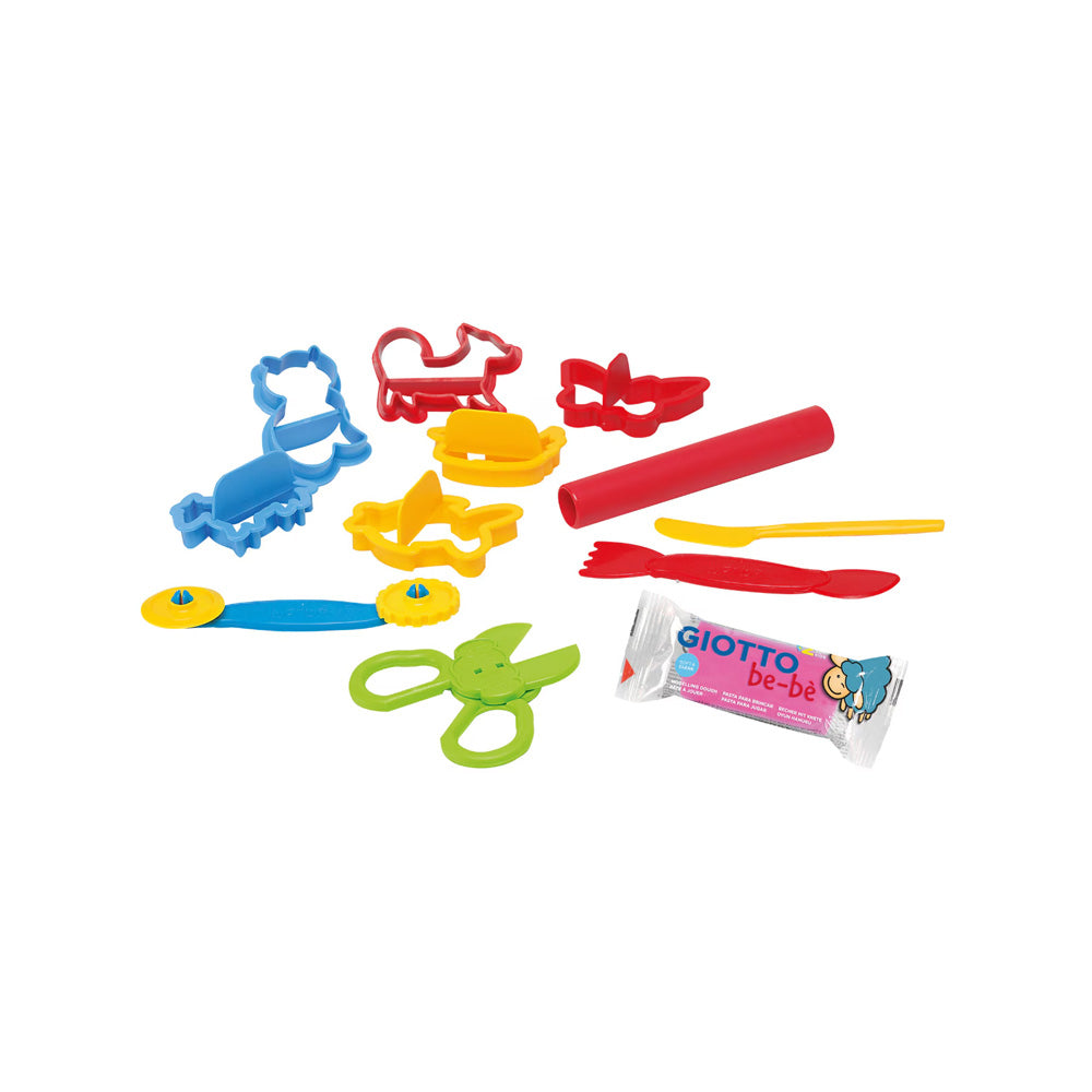 Conjunto Giotto Be-Be Pasta para Jogar 10un + Acessórios