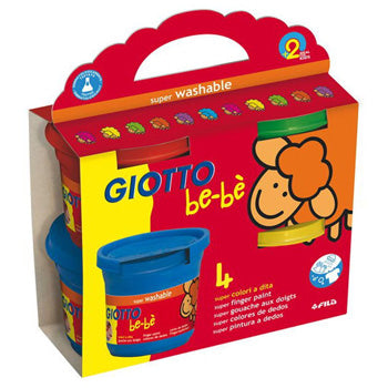 Guache Pintura Dedos 150mlx04 Giotto Be-Be
