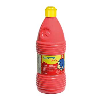 Guache Líquido 1L Giotto Be-Be Vermelho